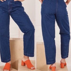 Big Bud Press Denim Trouser Jeans Dark Wash Elastic Waist ~ Size XL